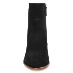 Journee Signature Womens Genuine Leather Airly Almond Toe Stacked Ankle Booties -Bearpaw Shoes Shop GUEST 2b5c40bb a12a 4499 9115 f9d9a9a33d68