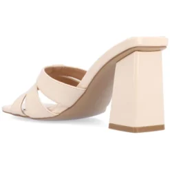 Journee Collection Womens Ellington Inset Covered Block Heel Slip On Sandals -Bearpaw Shoes Shop GUEST 2b66a7c0 42e5 41f4 8fd3 d42127cdb64f