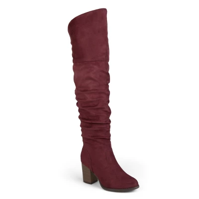 Journee Collection Womens Kaison Stacked Heel Over The Knee Boots 15 Journee Collection Womens Kaison Stacked Heel Over The Knee Boots - Image 13