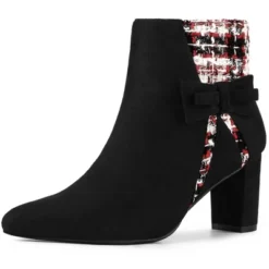 Allegra K Women's Plaid Pointed Toe Block Heels Ankle Boots 19 Allegra K Women's Plaid Pointed Toe Block Heels Ankle Boots -Bearpaw Shoes Shop GUEST 2df9e6e8 5557 42b6 bd28 edcb163960e9