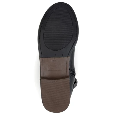 Journee Collection Womens Tori Stacked Heel Riding Boots 6 Journee Collection Womens Tori Stacked Heel Riding Boots - Image 4