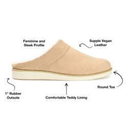 Journee Collection Womens Sabine Slip On Mules Almond Toe Slippers -Bearpaw Shoes Shop GUEST 31230409 8b95 4381 8681 8099c053a71e