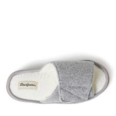 Dearfoams Women's Norma Wool Adjustable Slide Slippers 6 Dearfoams Women's Norma Wool Adjustable Slide Slippers - Image 4