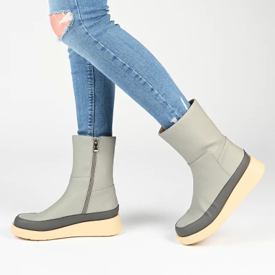 Journee Collection Womens Cristen Tru Comfort Foam Inside Zip Platform Booties 10 Journee Collection Womens Cristen Tru Comfort Foam Inside Zip Platform Booties - Image 8