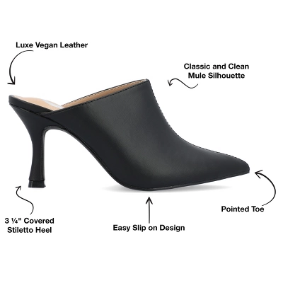 Journee Collection Womens Shiyza Mules High Stiletto Pointed Toe Pumps 9 Journee Collection Womens Shiyza Mules High Stiletto Pointed Toe Pumps - Image 7