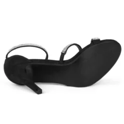 Allegra K Women's Strappy Rhinestone Heel Sandals -Bearpaw Shoes Shop GUEST 348ca57c 8eba 4f38 9796 fc9d640dab3d