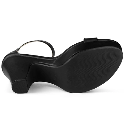 Perphy Platform Slingback Chunky Heel Sandals For Women 6 Perphy Platform Slingback Chunky Heel Sandals For Women - Image 4