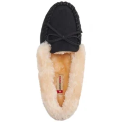 Alpine Swiss Leah Womens Shearling Moccasin Slippers Faux Fur Slip On House Shoes -Bearpaw Shoes Shop GUEST 34d87965 fbd1 41ff 8a58 7acc886afec4
