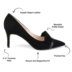 Journee Collection Womens Marek Pointed Toe Mid Heel Pumps -Bearpaw Shoes Shop GUEST 34f30ad3 c455 4f3e 9226 fb965468e1f9