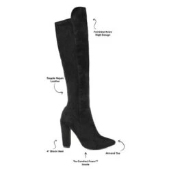 Journee Collection Womens Dominga Tru Comfort Foam Extra Wide Calf Block Heel Knee High Boots -Bearpaw Shoes Shop GUEST 35a28092 5751 4a29 8350 3f81aabdf8c5