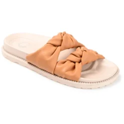 Journee Collection Womens Melanie Slide Flat Sandals -Bearpaw Shoes Shop GUEST 3647cfee 1e9f 49de 933d 145691fe987e
