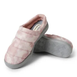 Dearfoams Womens Kendra Sport Lounge Nylon Clog Slippers