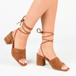 Journee Collection Womens Felisity Open Square Toe Block Heel Sandals -Bearpaw Shoes Shop GUEST 38196fe8 cc83 4a8a 844e a6296e7237d3