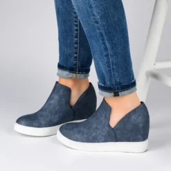 Journee Collection Womens Cardi Round Toe Slip On Wedge Sneakers 22 Journee Collection Womens Cardi Round Toe Slip On Wedge Sneakers -Bearpaw Shoes Shop GUEST 386e160f 87fc 4dec 8522 70807e50ea50
