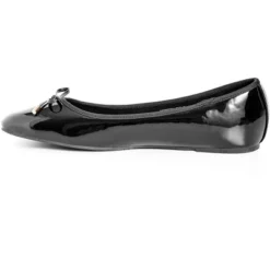 Women's WIDE FIT Patent Ballet Flat - Black | EVANS -Bearpaw Shoes Shop GUEST 3a23b5da aeaa 4871 8d06 15f62bc8818e