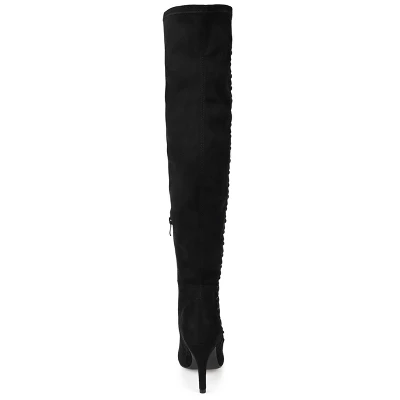 Journee Collection Womens Abie Tru Comfort Foam Wide Calf Stiletto Over The Knee Boots 4 Journee Collection Womens Abie Tru Comfort Foam Wide Calf Stiletto Over The Knee Boots - Image 2