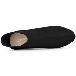 Allegra K Women's Round Toe Block Heels Chelsea Ankle Boots -Bearpaw Shoes Shop GUEST 40b078e3 c91c 4361 bdf6 698f920365b1