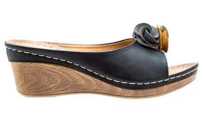 GC Shoes Sydney Flower Comfort Slide Wedge Sandals 3 GC Shoes Sydney Flower Comfort Slide Wedge Sandals