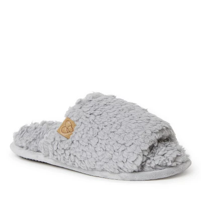 Dearfoams Womens Lane Teddy Slide Slippers 8 Dearfoams Womens Lane Teddy Slide Slippers - Image 6