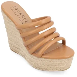 Journee Collection Womens Cynthie Tru Comfort Foam Slip On Espadrille Wedge Sandals -Bearpaw Shoes Shop GUEST 45c05ede bd0e 48f8 800c 8cb8a055b70c