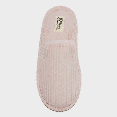 Dluxe By Dearfoams Women's Woodley Slide Slippers 4 Dluxe By Dearfoams Women's Woodley Slide Slippers - Image 2