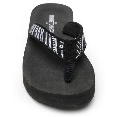 Minnetonka Women's Cotton Hedy Thong Sandals 3 Minnetonka Women's Cotton Hedy Thong Sandals