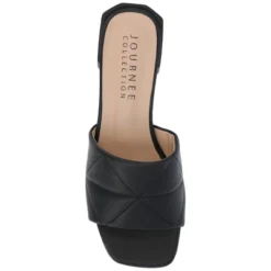 Journee Collection Womens Elidia Slip On Block Heel Vegan Leather Sandals -Bearpaw Shoes Shop GUEST 4bd35a5f 16eb 46f7 a618 61c04e65291c