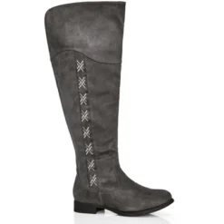 Women's WIDE FIT Nadia Tall Boot - Gray | CLOUDWALKERS -Bearpaw Shoes Shop GUEST 4d7ad796 7d22 40ac a8d5 6a4e7b9aeb73