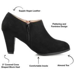Journee Collection Womens Sanzi Comfort Insole Inside Zip Block Heel Booties -Bearpaw Shoes Shop GUEST 4dec8299 003c 49c1 bbbd d16433fd07b2