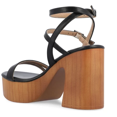 Journee Collection Womens Emerynn Tru Comfort Foam Platform Clog Multi Strap Sandals 8 Journee Collection Womens Emerynn Tru Comfort Foam Platform Clog Multi Strap Sandals - Image 6