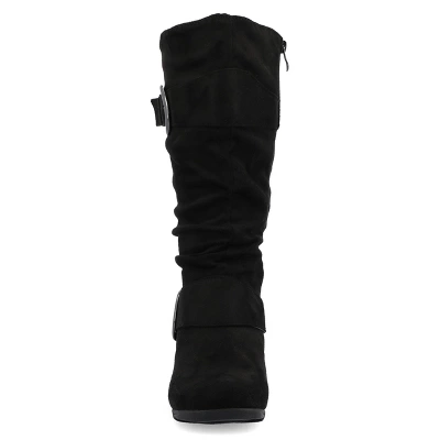 Journee Collection Womens Jester-01 Hidden Wedge Riding Boots 7 Journee Collection Womens Jester-01 Hidden Wedge Riding Boots - Image 5