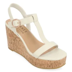 Journee Collection Womens Matildaa Tru Comfort Foam Buckle Platform Wedge Sandals -Bearpaw Shoes Shop GUEST 564508a7 2303 41d0 874c 81fbb37608ec