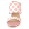 Allegra K Women's Polka Dots Stiletto Heel Slides Sandals -Bearpaw Shoes Shop GUEST 5703548c 68f6 4fa2 a4f9 642ad0f70bb1