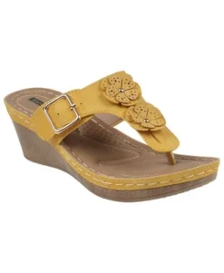 GC Shoes Narbone Flower Comfort Slide Wedge Sandals -Bearpaw Shoes Shop GUEST 576e4286 384c 4162 b477 044d9532f939