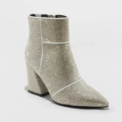 Women's Cailin Ankle Boots - A New Day™ Silver -Bearpaw Shoes Shop GUEST 5800cd45 daa5 42b7 8d38 f45a2ad04f79