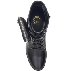 C&C California Women's Nixon High-Heeled Lug Sole Booties With Pouch -Bearpaw Shoes Shop GUEST 59acc25d db01 4e0d bc98 60c01cc389bc