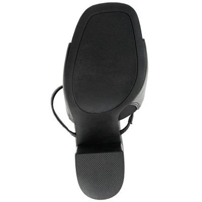 Journee Collection Womens Heiddy Tru Comfort Foam Open Square Toe Block Heel Sandals 6 Journee Collection Womens Heiddy Tru Comfort Foam Open Square Toe Block Heel Sandals - Image 4