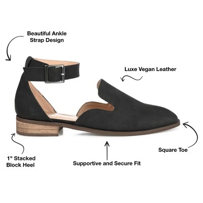 Journee Collection Womens Loreta Buckle Square Toe Loafer Flats 9 Journee Collection Womens Loreta Buckle Square Toe Loafer Flats - Image 7