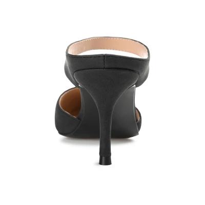 Journee Collection Womens Maevali Mules Mid Stiletto Pointed Toe Pumps 4 Journee Collection Womens Maevali Mules Mid Stiletto Pointed Toe Pumps - Image 2