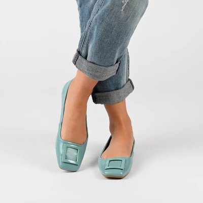 Journee Collection Womens Zimia Tru Comfort Foam Ballet Slip On Square Toe Flats 10 Journee Collection Womens Zimia Tru Comfort Foam Ballet Slip On Square Toe Flats - Image 8