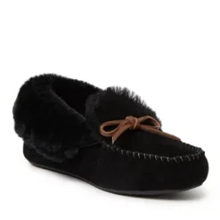 Dearfoams Women's Genuine Suede Foldover Moccasins -Bearpaw Shoes Shop GUEST 5c23f591 66c0 44e8 b190 ca5f9e7bb70c