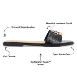 Journee Collection Womens Joarie Tru Comfort Foam Slip On Croco Slide Sandals -Bearpaw Shoes Shop GUEST 5c683315 4509 44a5 8016 8c823d5a8fb5