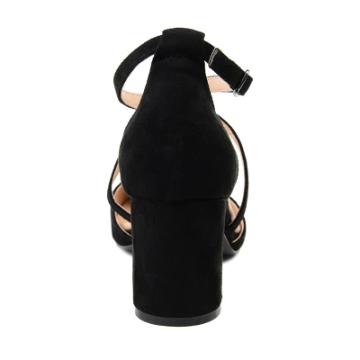 Journee Collection Womens Foster Tru Comfort Foam Wide Width Almond Toe Mid Block Heel Pumps 4 Journee Collection Womens Foster Tru Comfort Foam Wide Width Almond Toe Mid Block Heel Pumps - Image 2