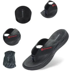 Alpine Swiss Katie Womens Wide Foot Strap Flip Flops Thong Sandals