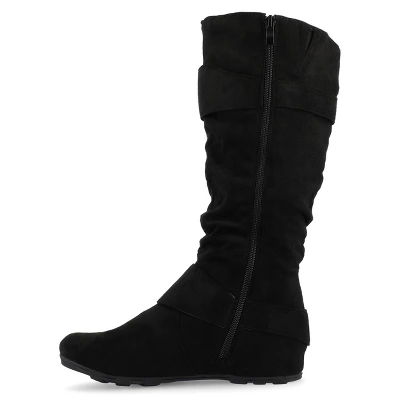 Journee Collection Womens Jester-01 Hidden Wedge Riding Boots 3 Journee Collection Womens Jester-01 Hidden Wedge Riding Boots
