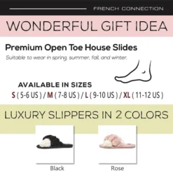 French Connection Women's Criss Cross Slipper Slides - Slippers For Women 13 French Connection Women's Criss Cross Slipper Slides - Slippers For Women -Bearpaw Shoes Shop GUEST 5cb9a1c6 6edd 479b a455 44f3f2945740