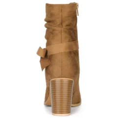 Allegra K Women's Casual Chunky Heel Ankle Boots -Bearpaw Shoes Shop GUEST 60102fda 0132 441f b94f 834821b9125a