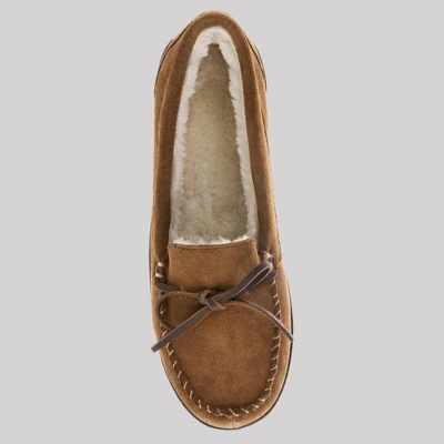 Isotoner Women's Genuine Suede Moccasin Slippers 9 Isotoner Women's Genuine Suede Moccasin Slippers - Image 7