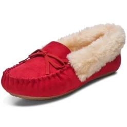 Alpine Swiss Leah Womens Shearling Moccasin Slippers Faux Fur Slip On House Shoes -Bearpaw Shoes Shop GUEST 62d72ca5 ceff 43e3 9db8 893f397cf8ac