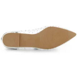 Allegra K Women's Pointed Toe Clear Rhinestone Ballet Flats -Bearpaw Shoes Shop GUEST 63a0a75a dea0 4fe1 bef1 82ce237516e5